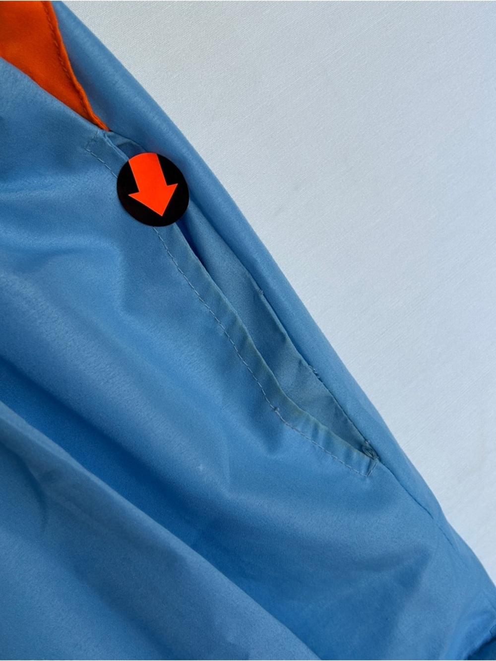 Womens Tennessee Lady Vols Windbreaker Jacket Orange Blue Hooded Large volunteer - Picture 12 of 14